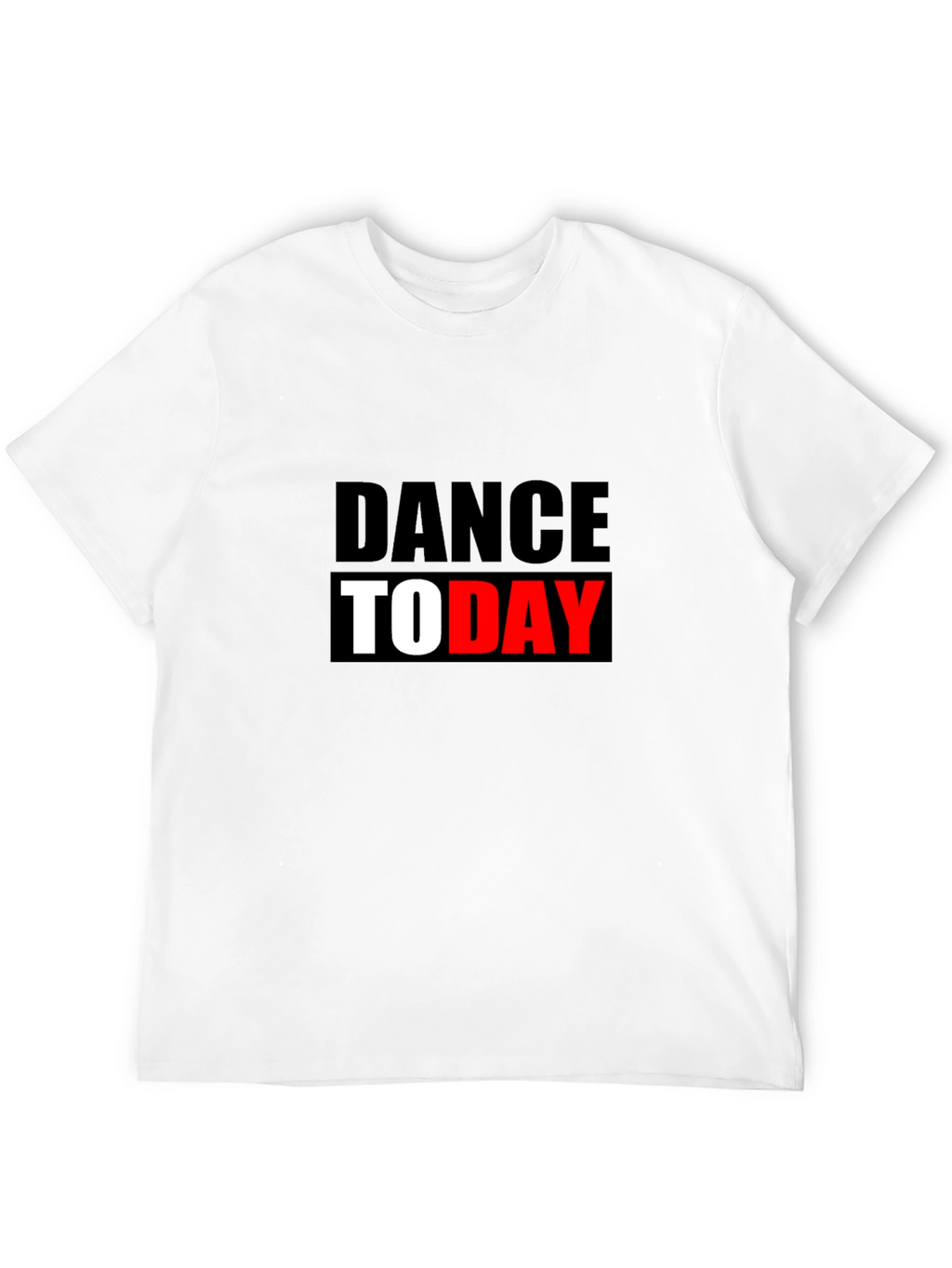 Dance Today Graphic Tee - Black Cotton T-Shirt