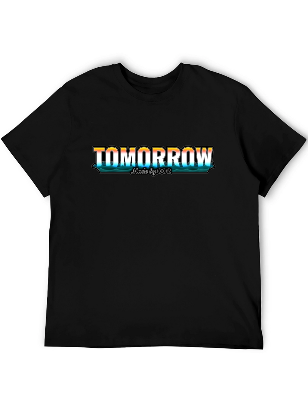 Tomorrow Made by CO2 Black T-Shirt