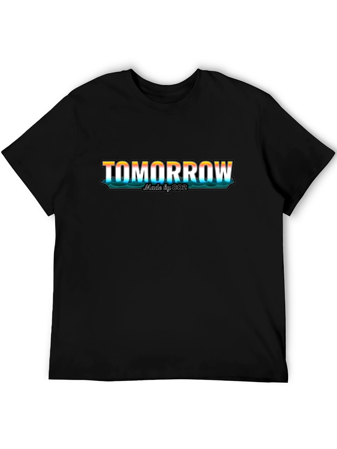 Tomorrow Made by CO2 Black T-Shirt