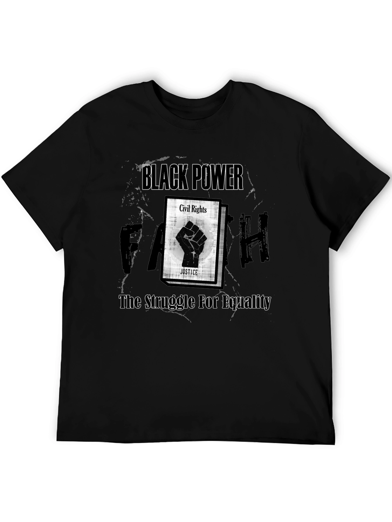 Black Power Civil Rights Equality Graphic T-Shirt