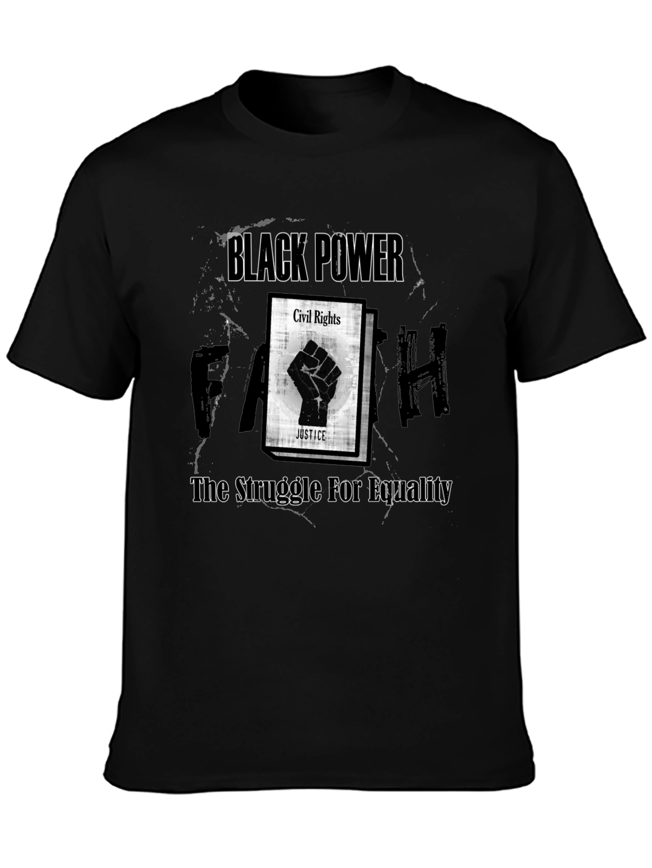Black Power Civil Rights Equality Graphic T-Shirt
