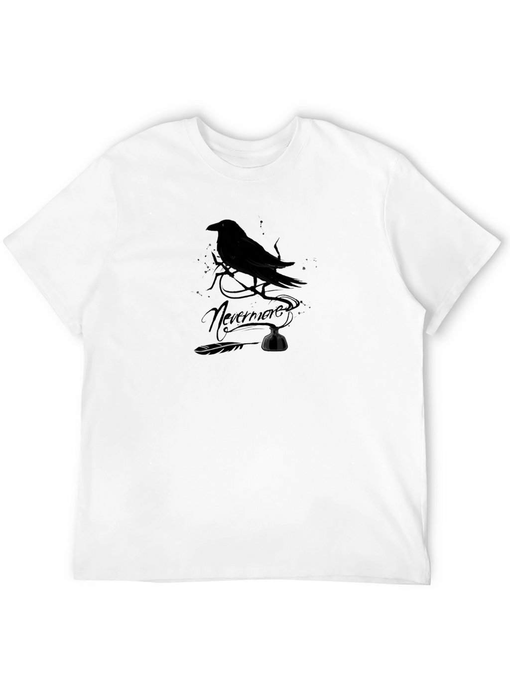 Raven Nevermore Graphic Tee - Black