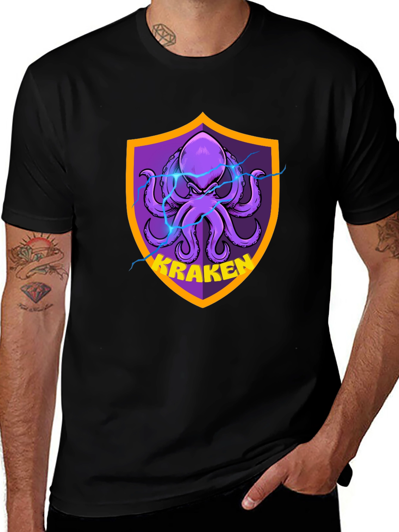 Kraken Graphic T-Shirt - Bold Unique Design