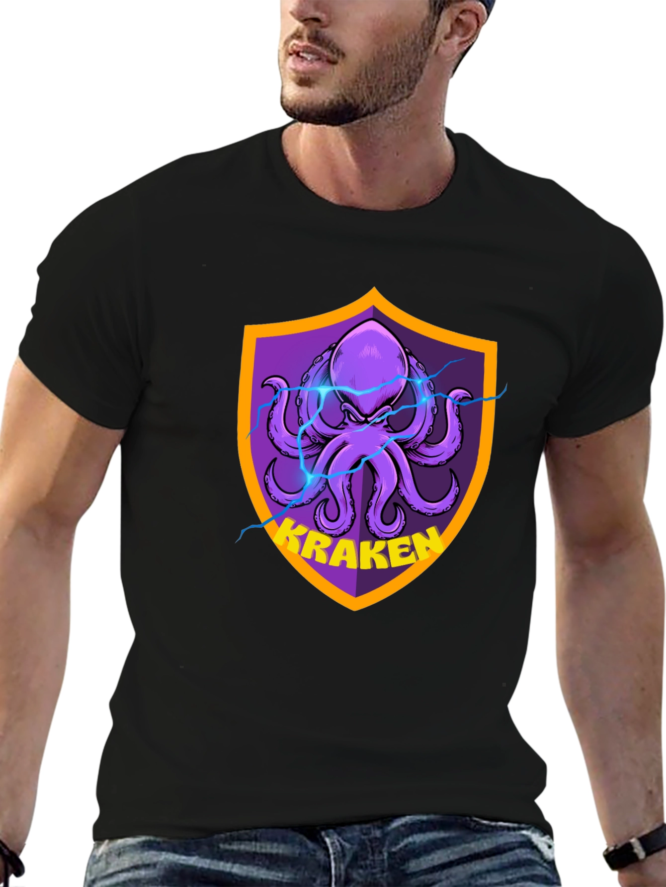 Kraken Graphic T-Shirt - Bold Unique Design