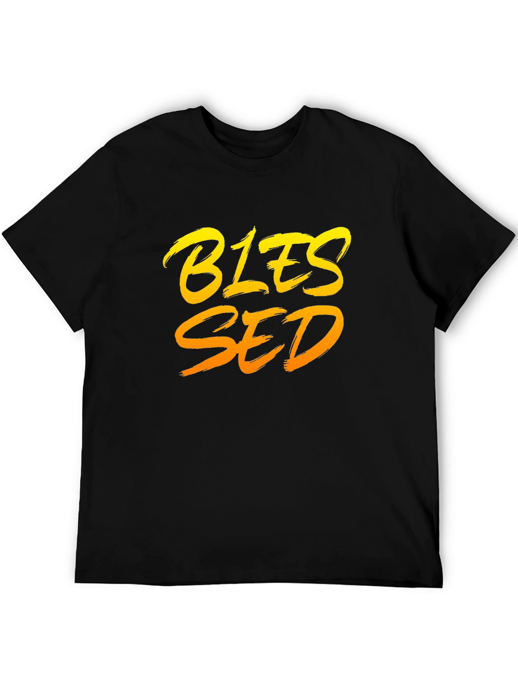 Blessed Graphic Tee - Stylish Black T-Shirt