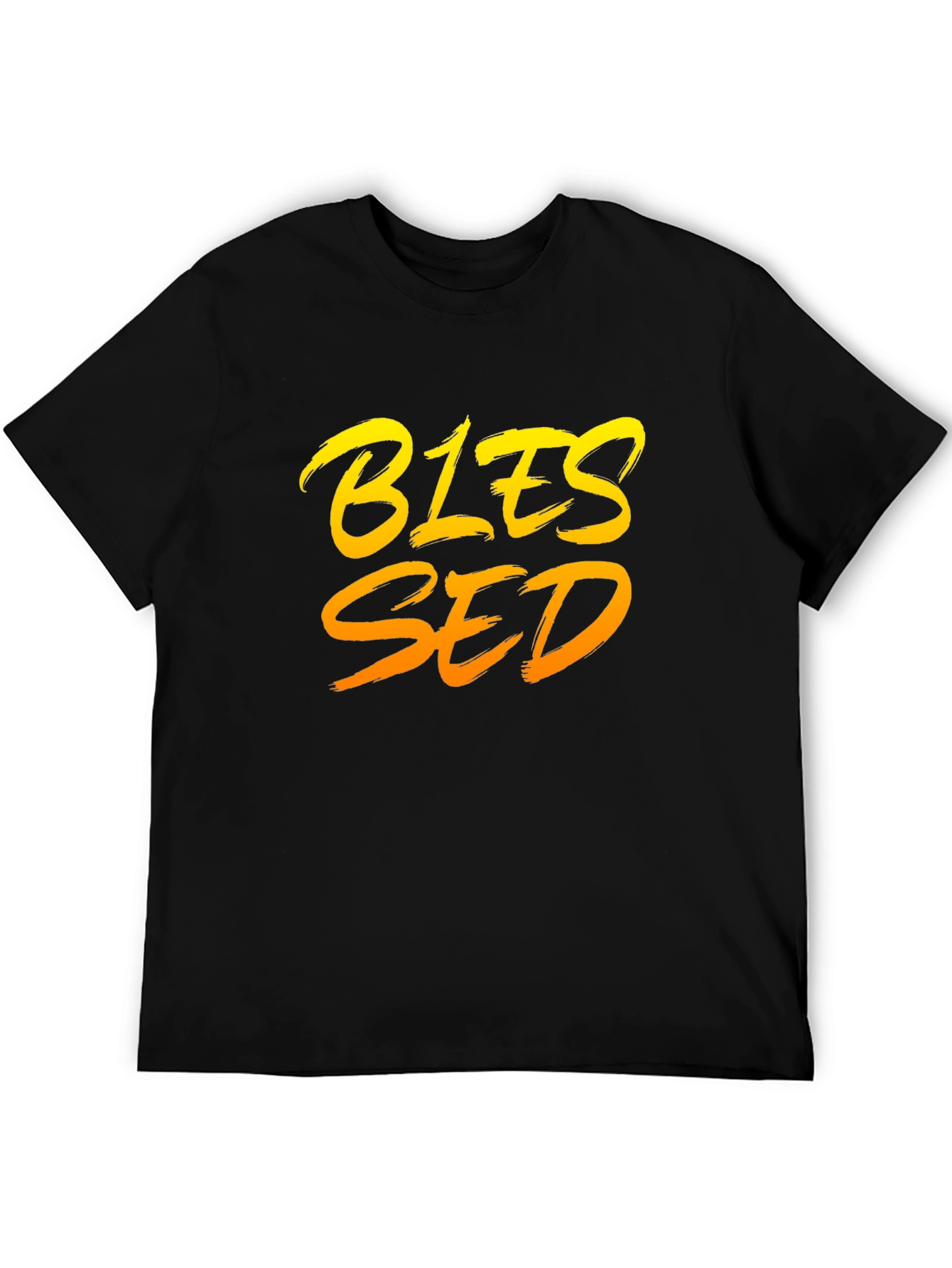 Blessed Graphic Tee - Stylish Black T-Shirt