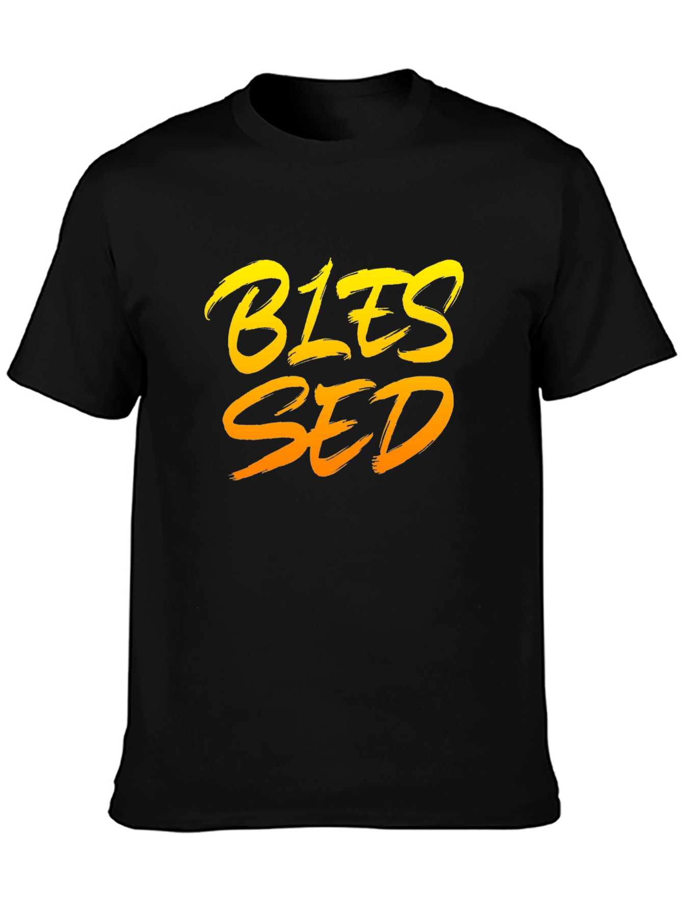 Blessed Graphic Tee - Stylish Black T-Shirt