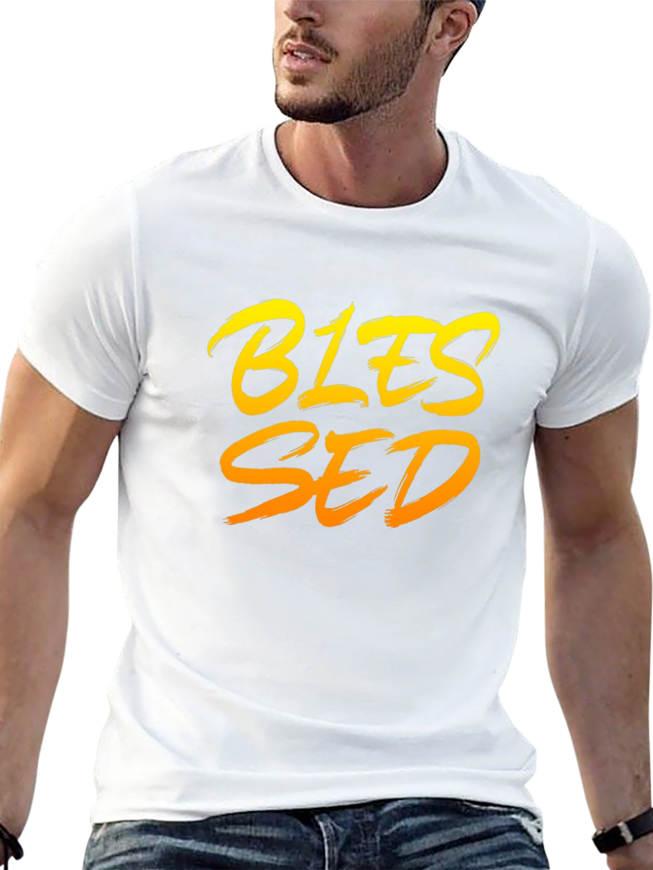 Blessed Graphic Tee - Stylish Black T-Shirt
