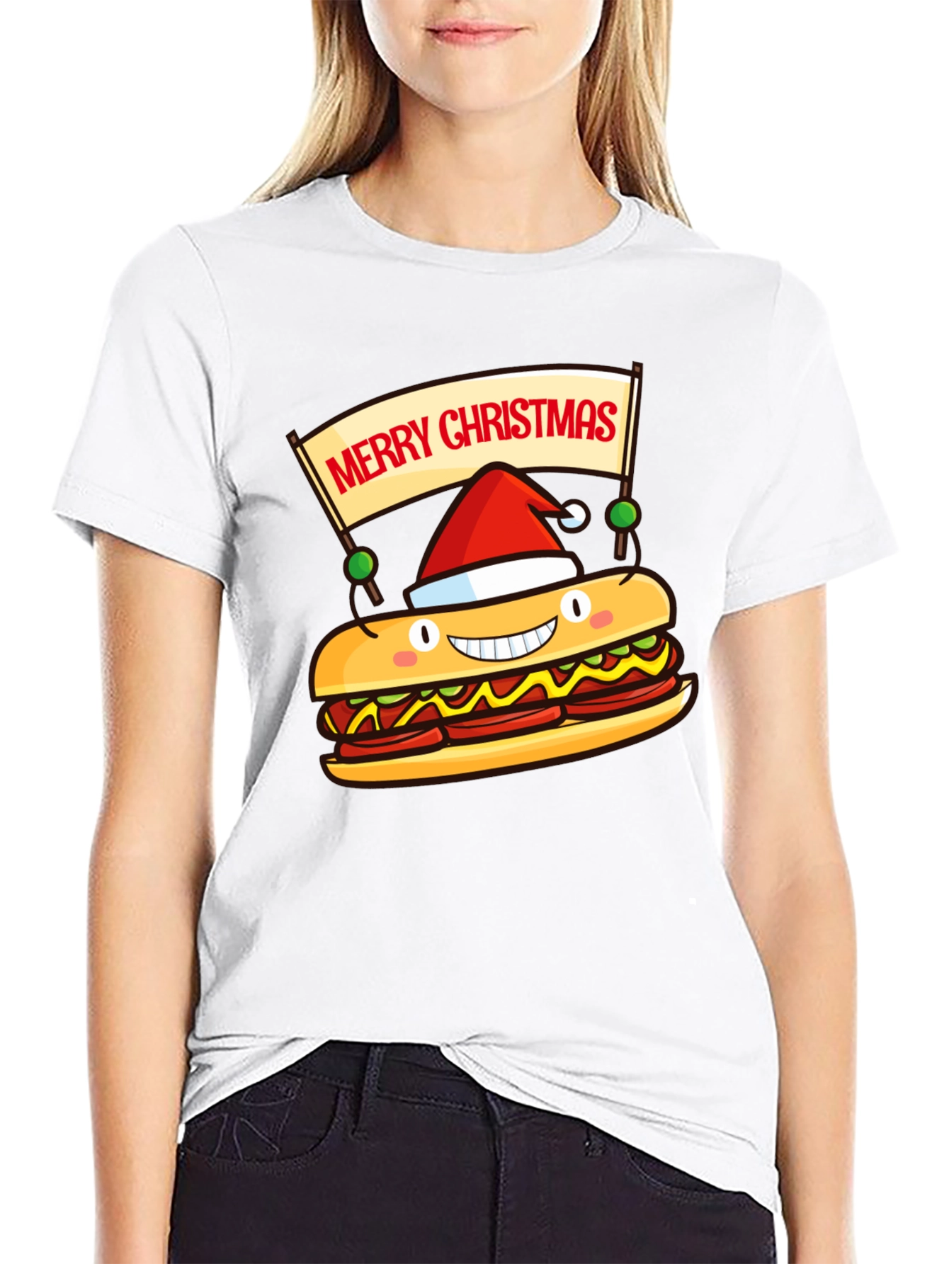 Merry Christmas Sandwich Graphic Tee