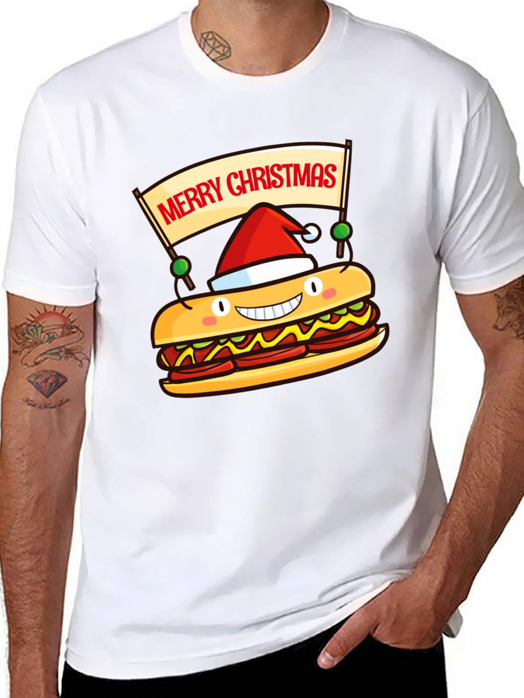 Merry Christmas Sandwich Graphic Tee
