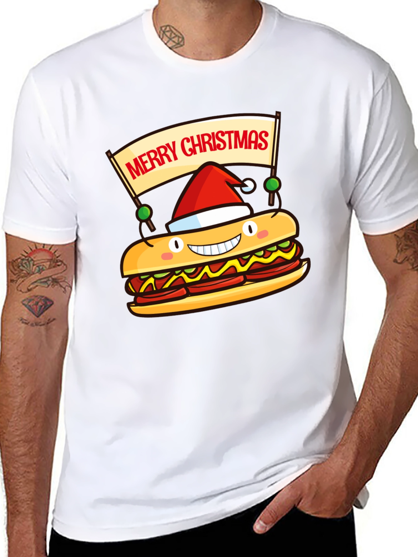 Merry Christmas Sandwich Graphic Tee