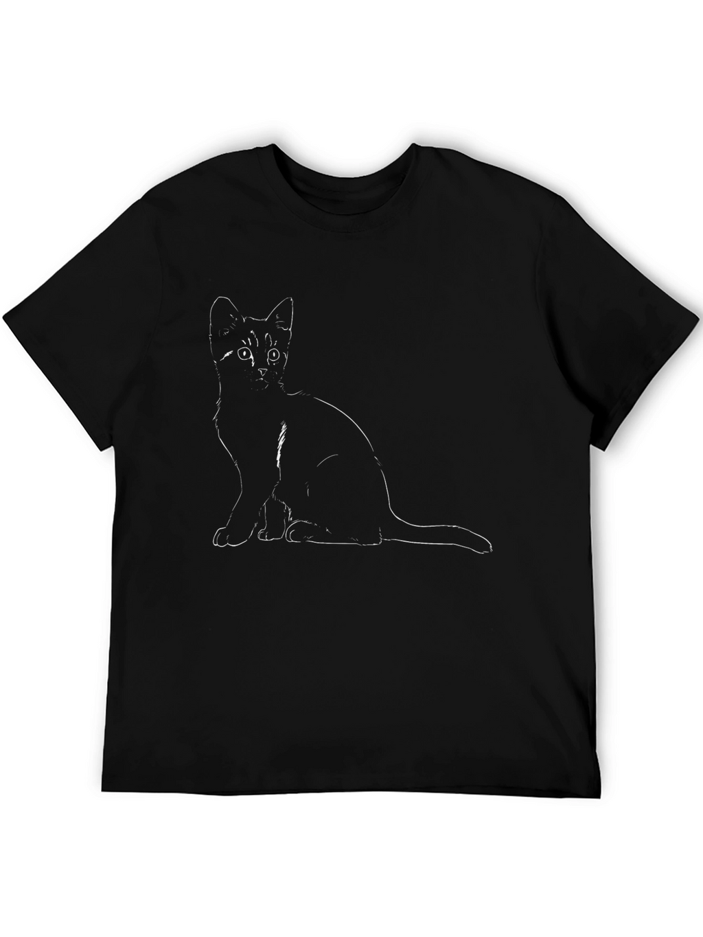 Black Cat Graphic T-Shirt - Unisex Cotton Tee