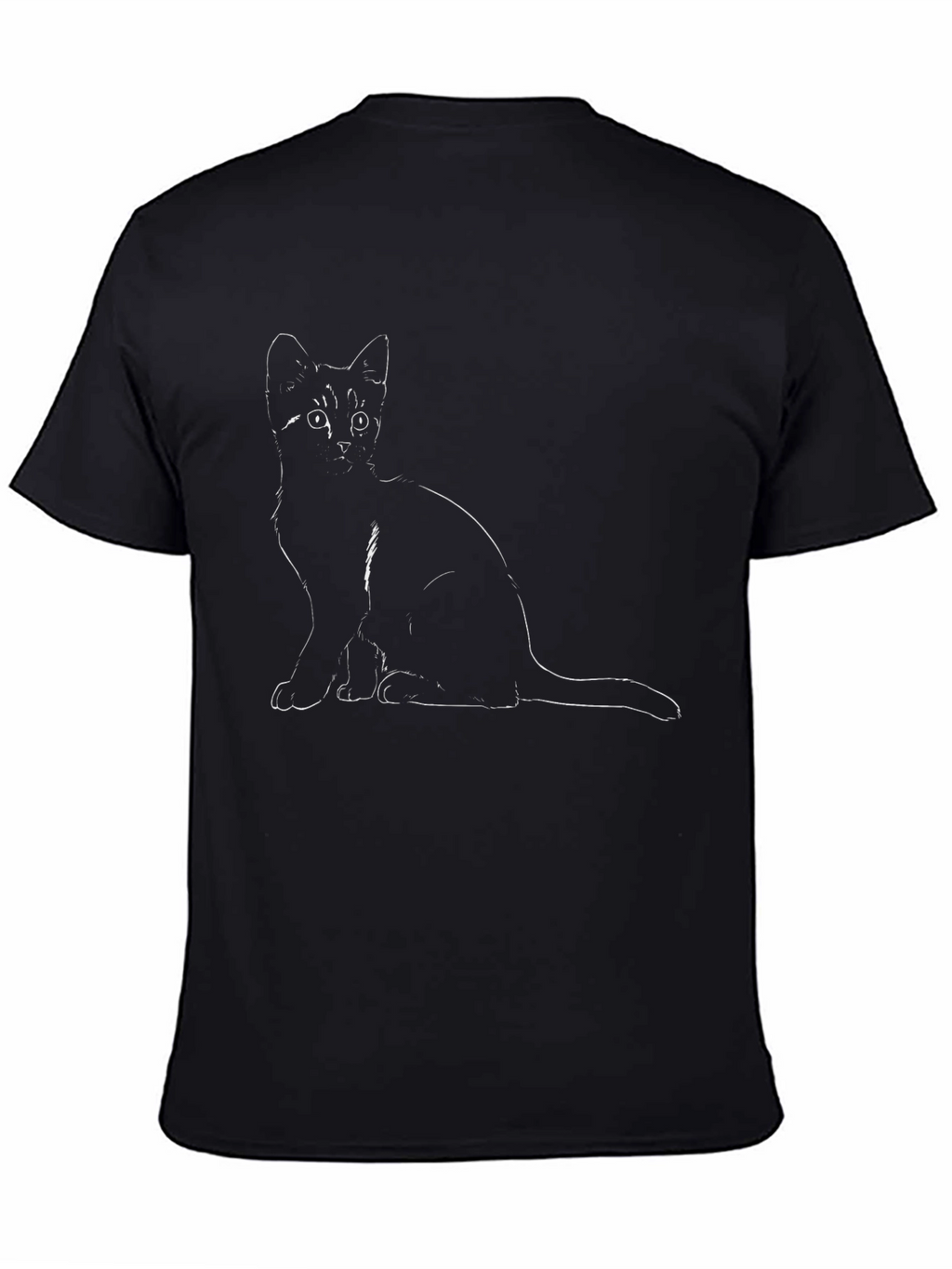 Black Cat Graphic T-Shirt - Unisex Cotton Tee