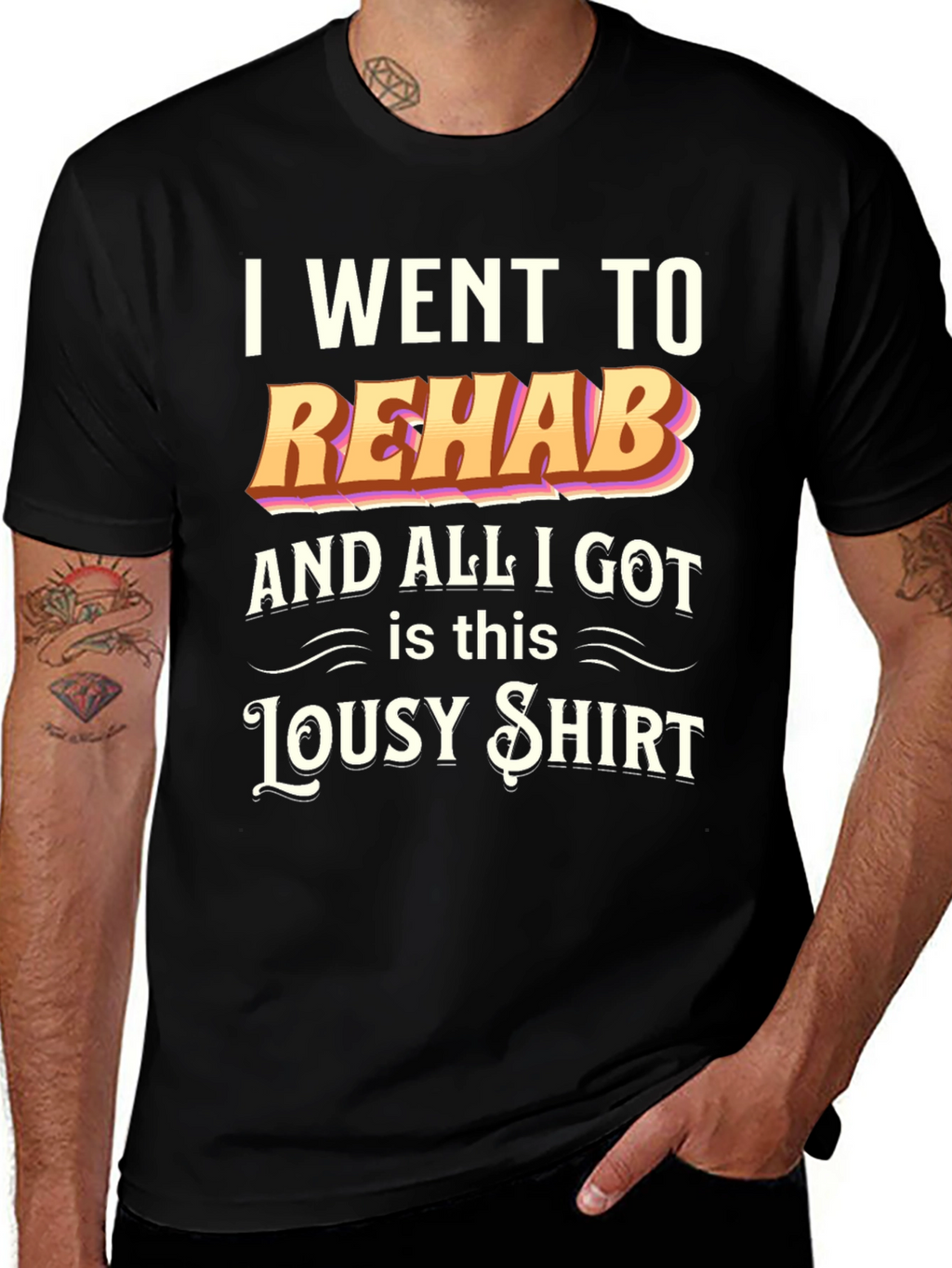 Rehab Lousy Shirt Black T-Shirt