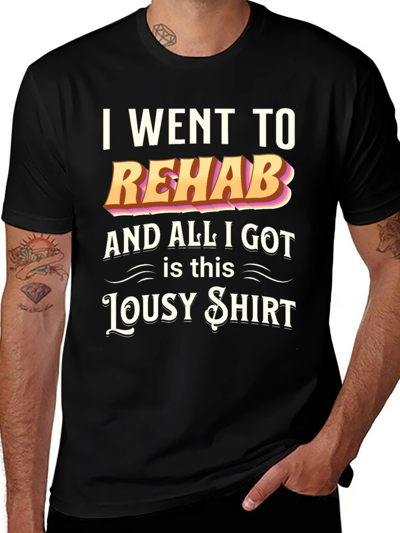 Rehab Lousy Shirt Black T-Shirt