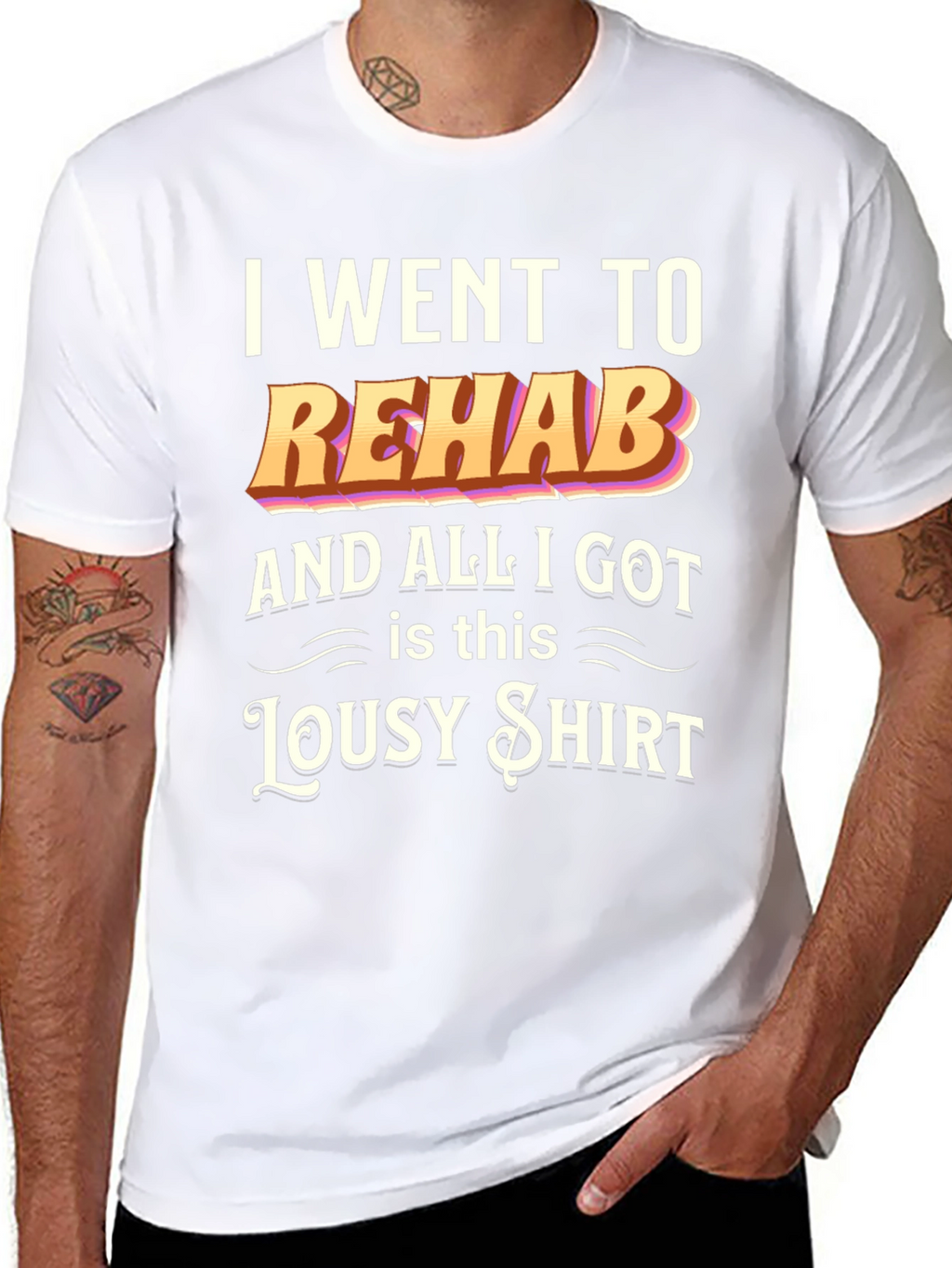 Rehab Lousy Shirt Black T-Shirt