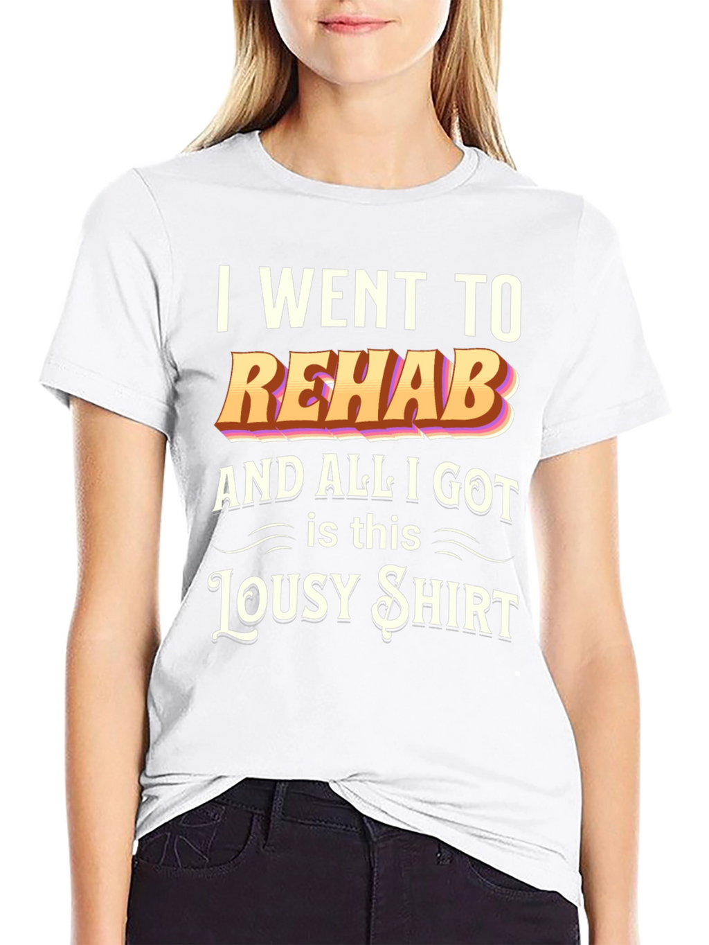 Rehab Lousy Shirt Black T-Shirt