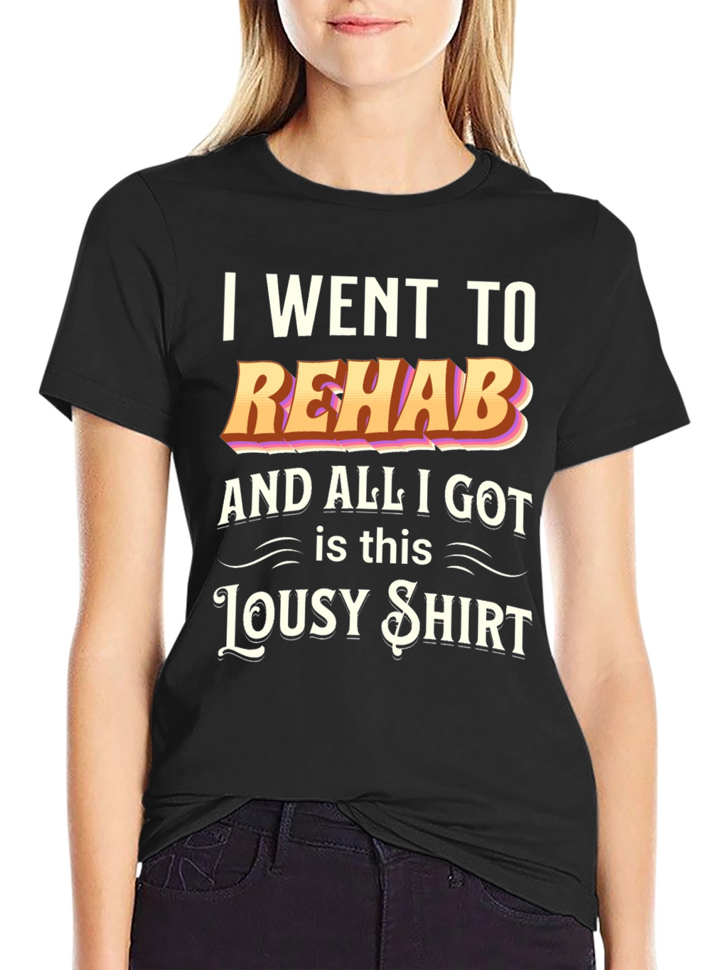 Rehab Lousy Shirt Black T-Shirt