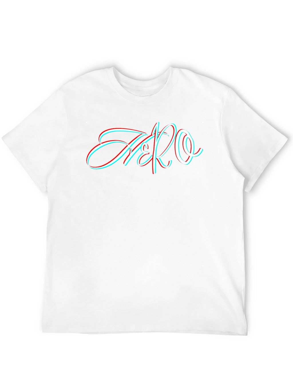 Stylish Black T-Shirt with 3D Style Zero Graphic