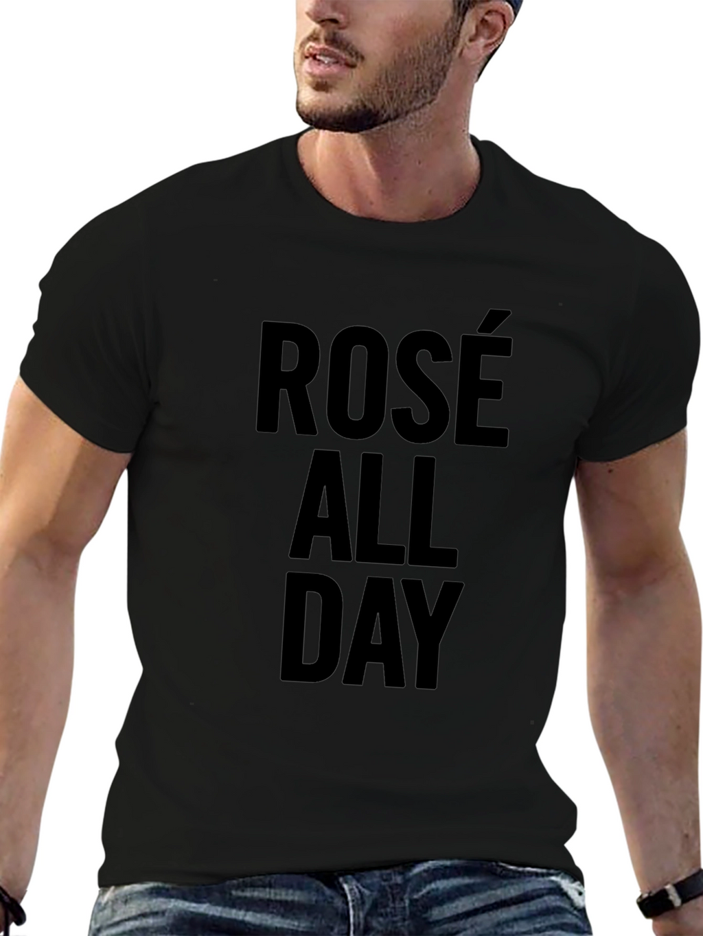 Rosé All Day Graphic Tee - Modern Fit