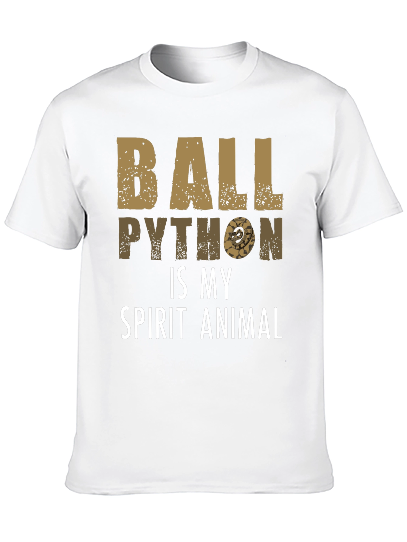 Ball Python Spirit Animal Graphic T-Shirt