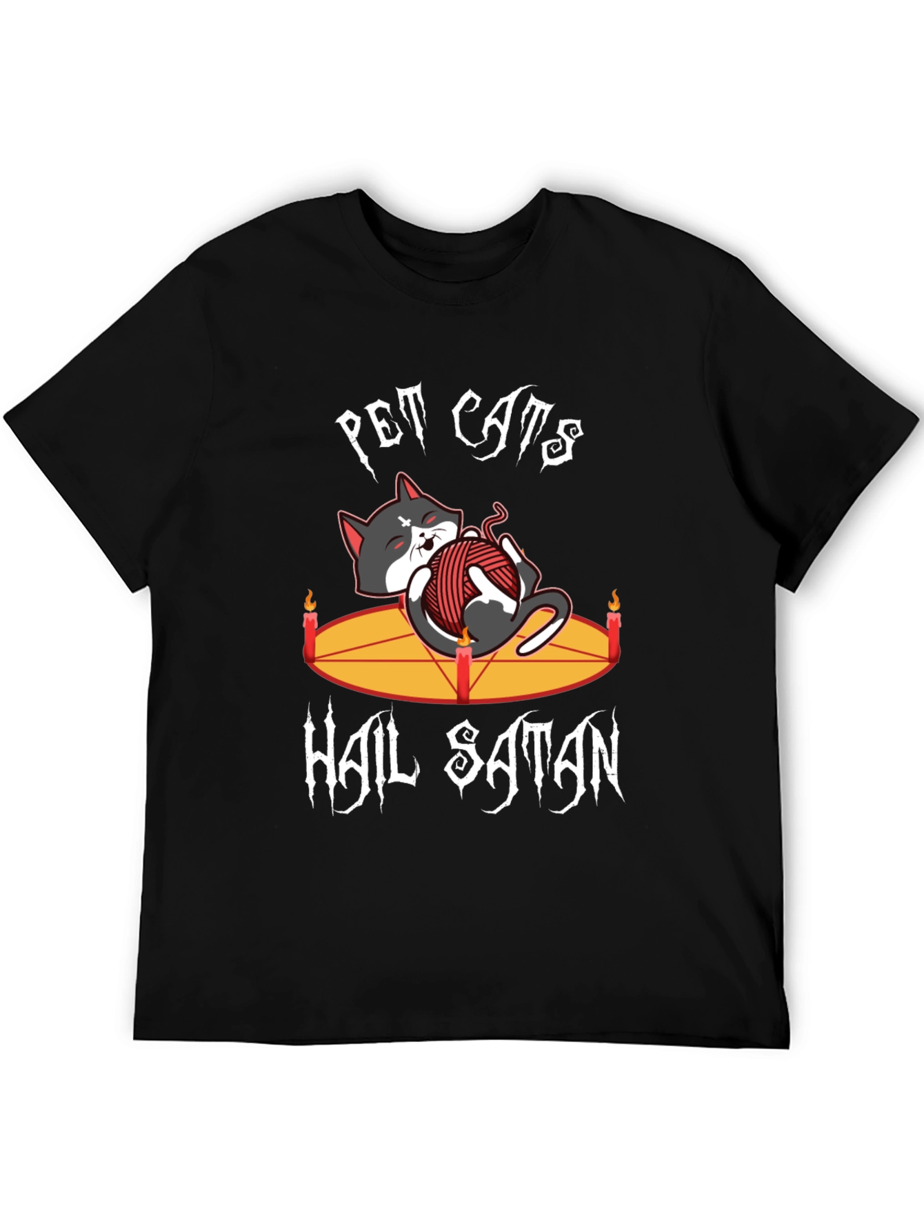 Pet Cats Hail Satan T-Shirt
