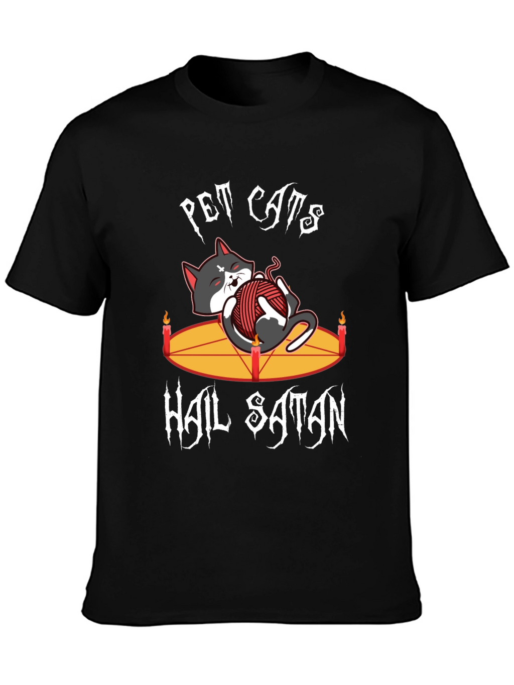 Pet Cats Hail Satan T-Shirt