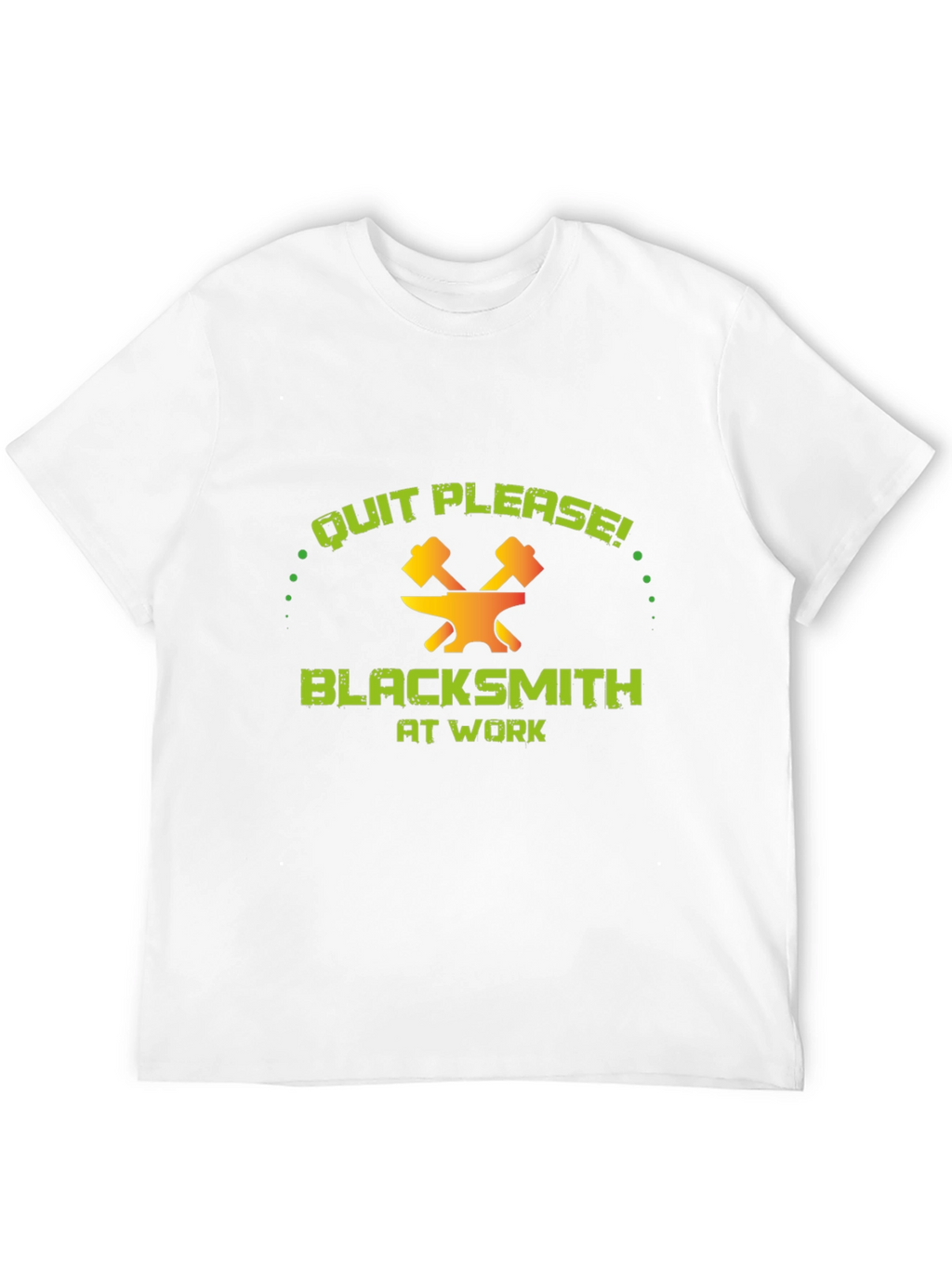 Blacksmith At Work Funny Graphic T-Shirt