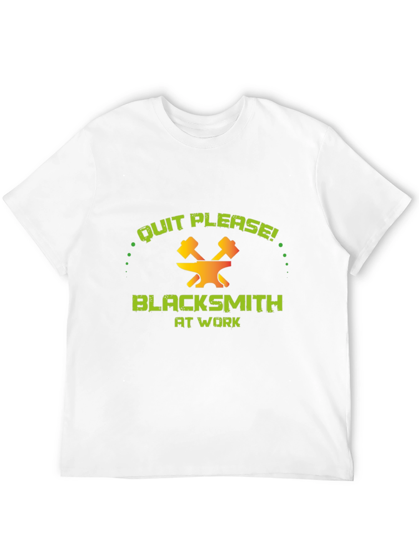 Blacksmith At Work Funny Graphic T-Shirt