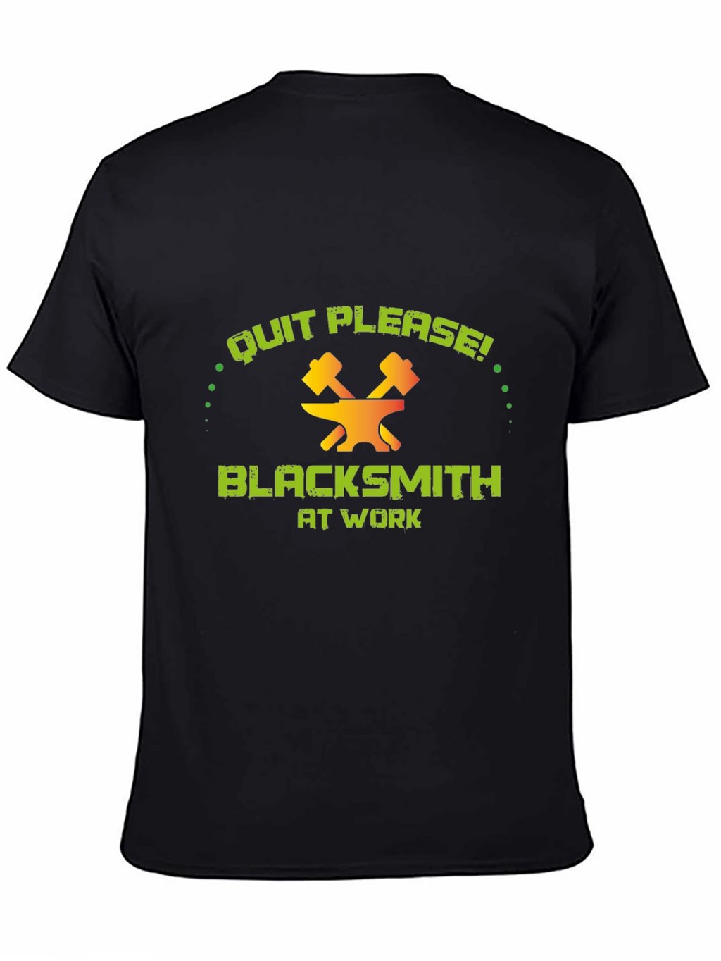 Blacksmith At Work Funny Graphic T-Shirt