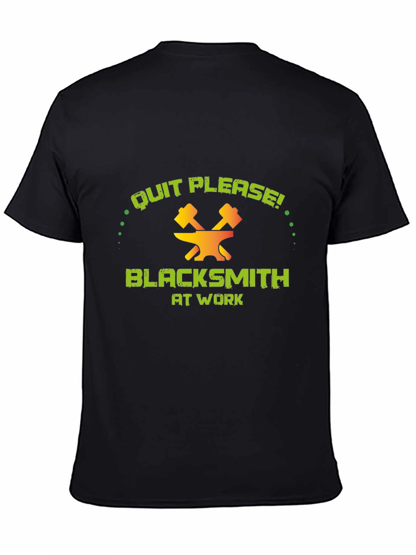 Blacksmith At Work Funny Graphic T-Shirt