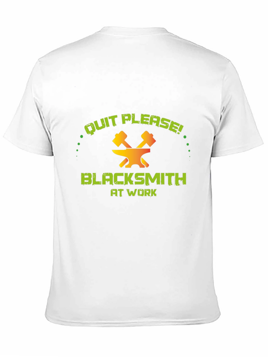 Blacksmith At Work Funny Graphic T-Shirt