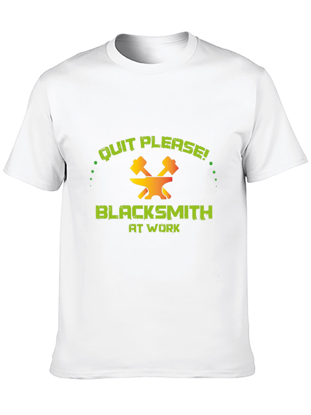 Blacksmith At Work Funny Graphic T-Shirt