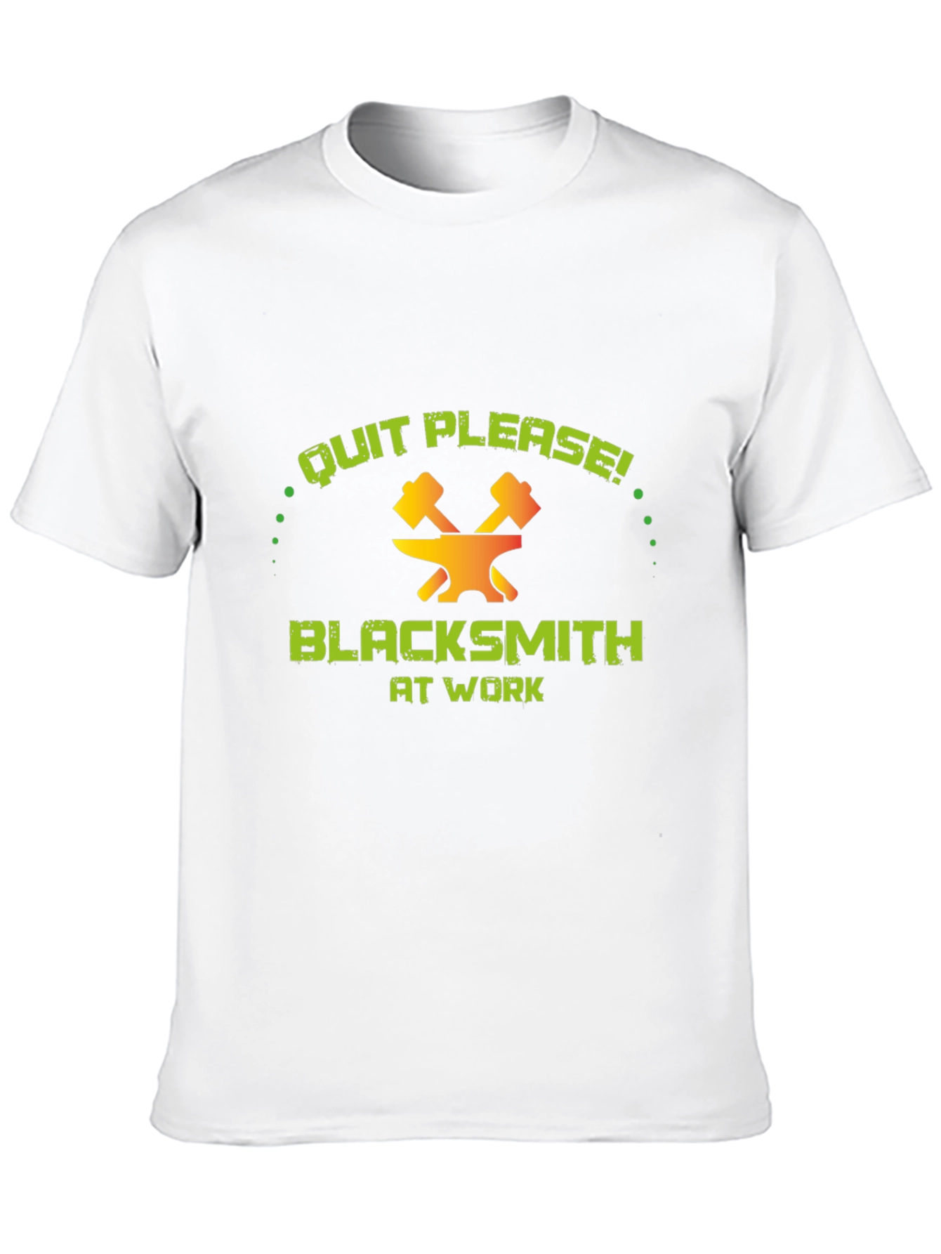 Blacksmith At Work Funny Graphic T-Shirt