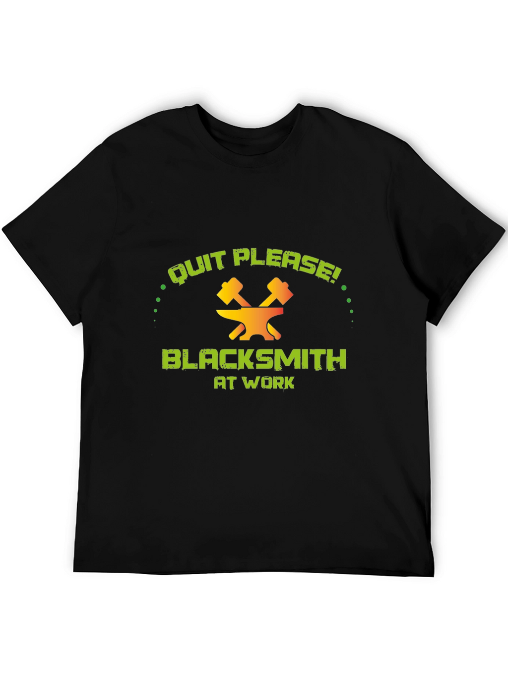Blacksmith At Work Funny Graphic T-Shirt