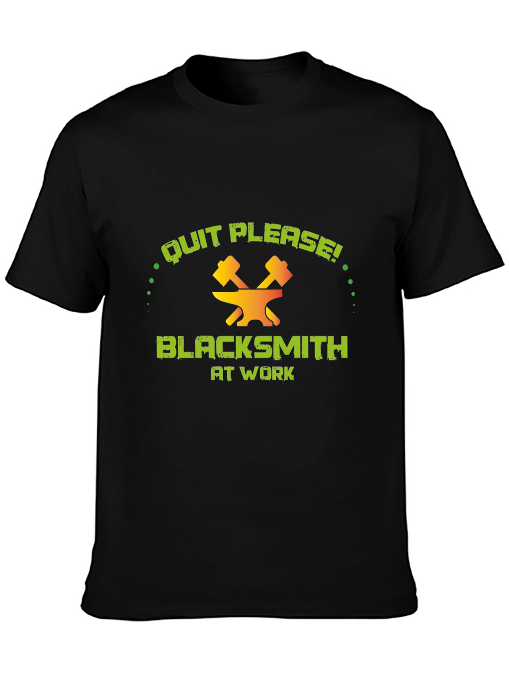 Blacksmith At Work Funny Graphic T-Shirt