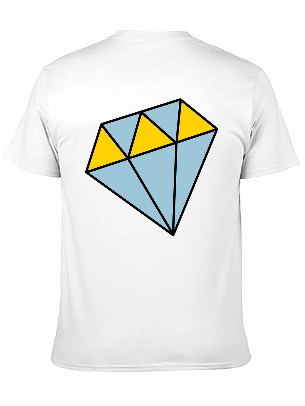 Diamond Graphic T-Shirt - Casual Mens Tee