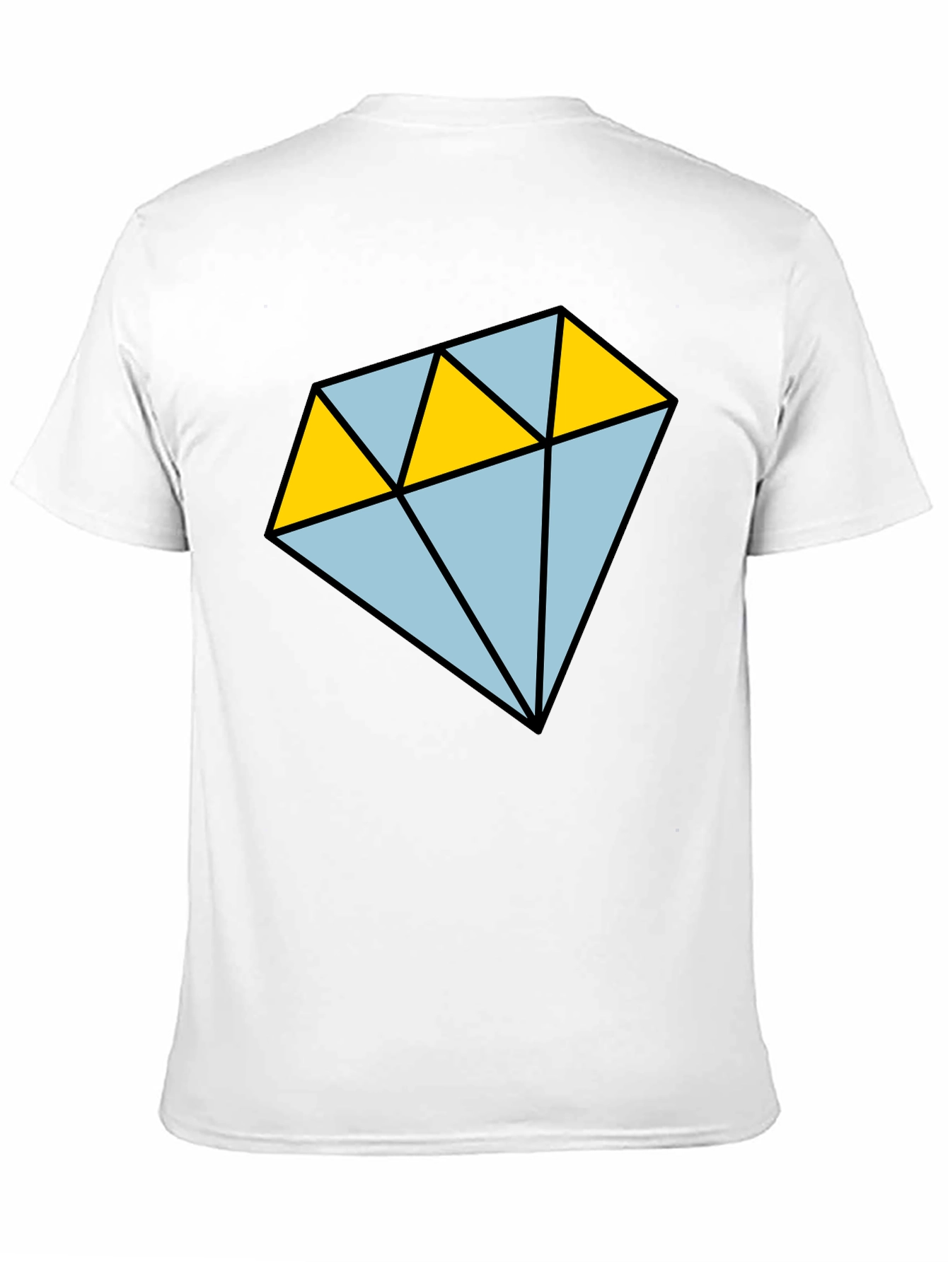 Diamond Graphic T-Shirt - Casual Mens Tee