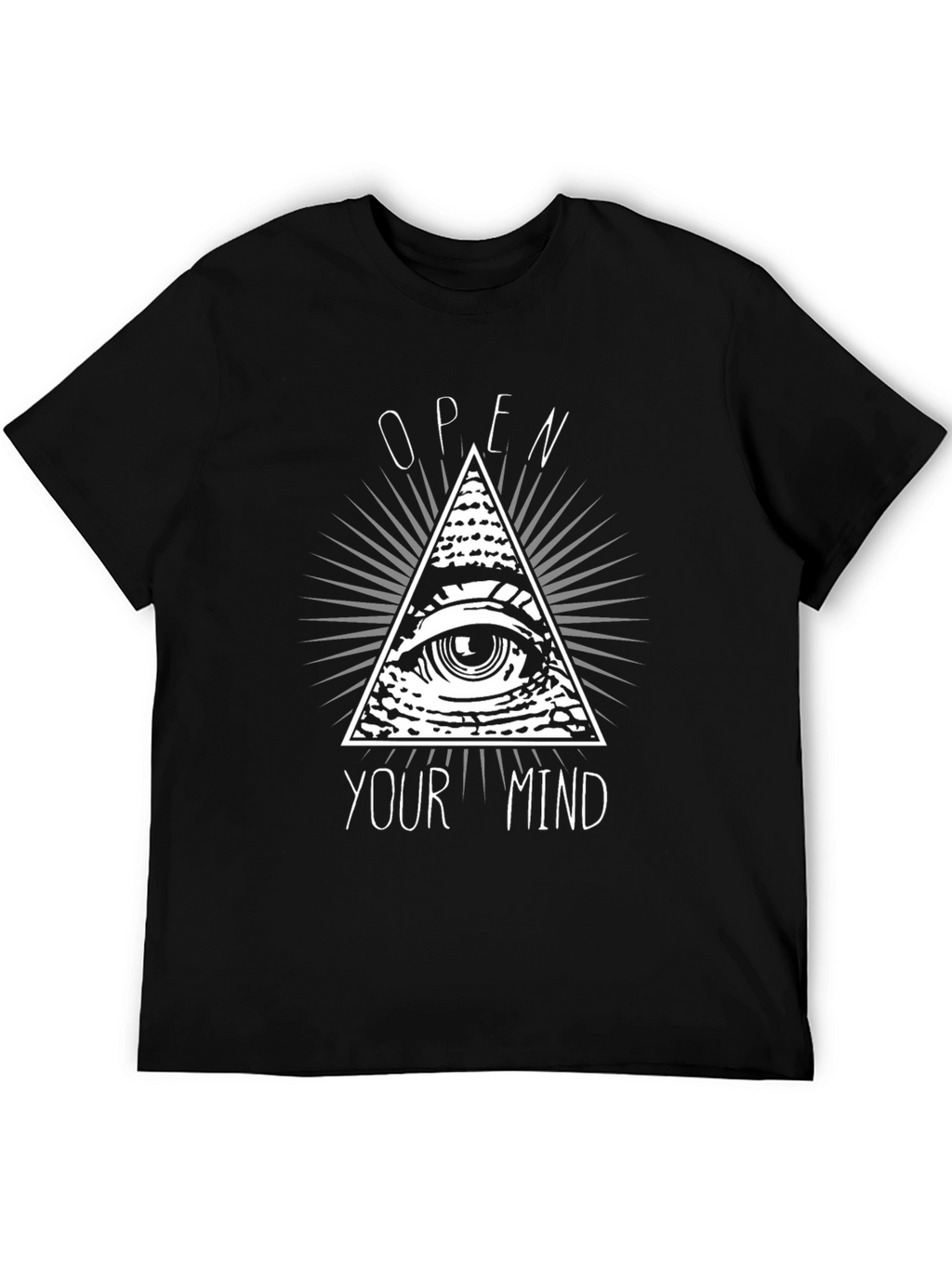 Open Your Mind Graphic Tee - Illuminati T-Shirt