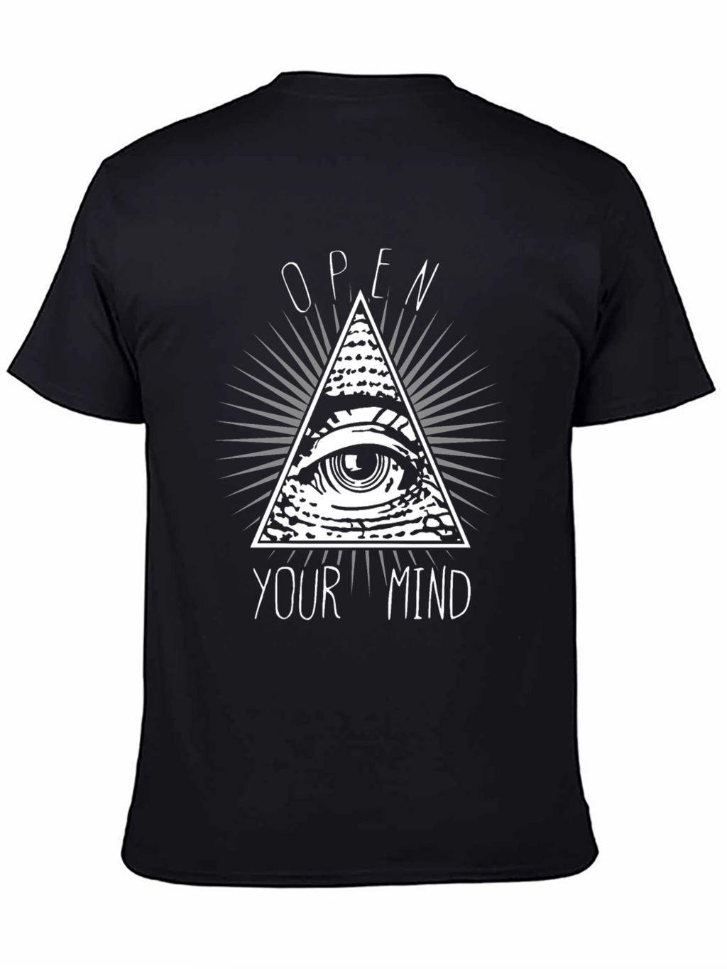 Open Your Mind Graphic Tee - Illuminati T-Shirt