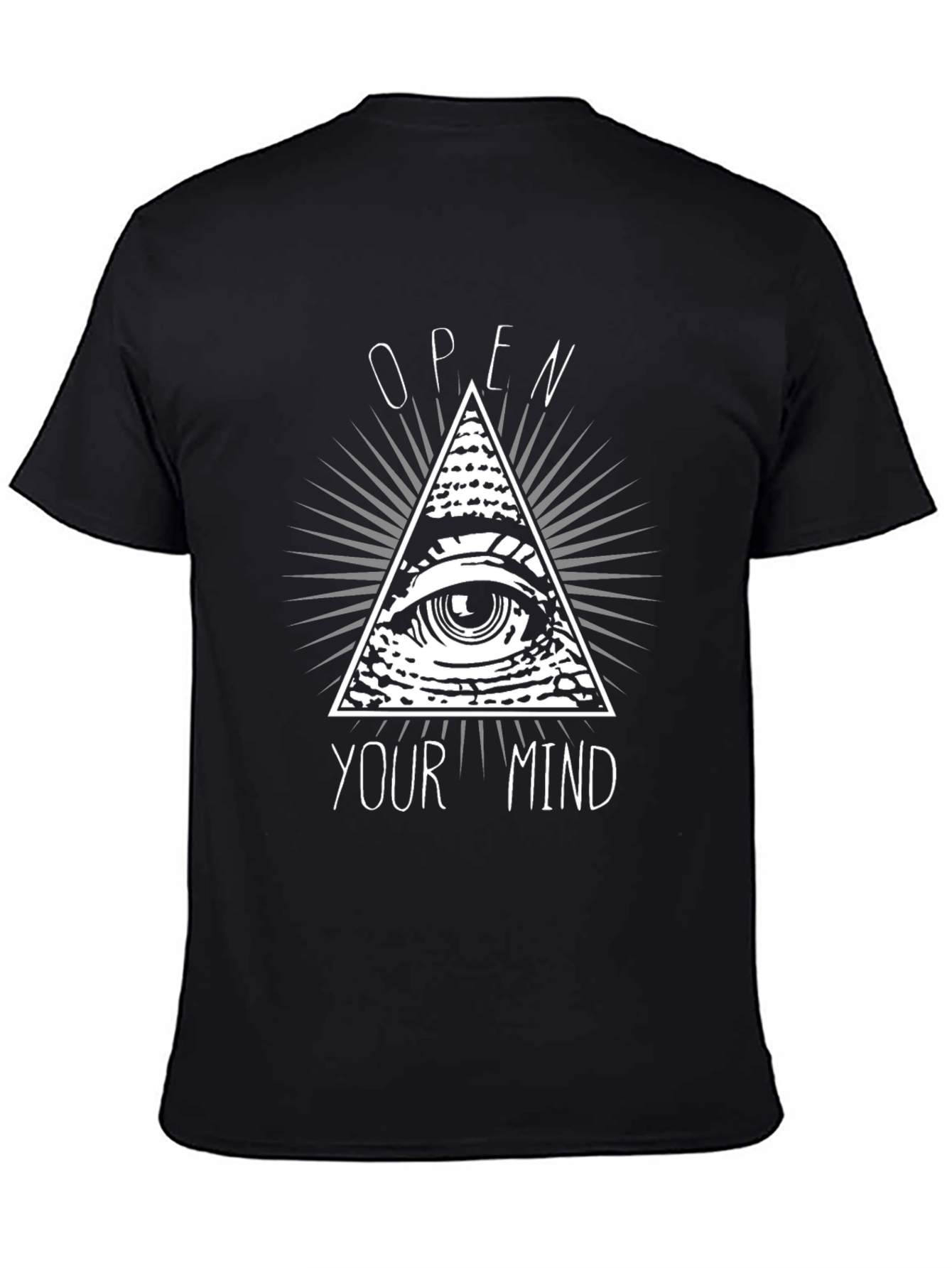 Open Your Mind Graphic Tee - Illuminati T-Shirt