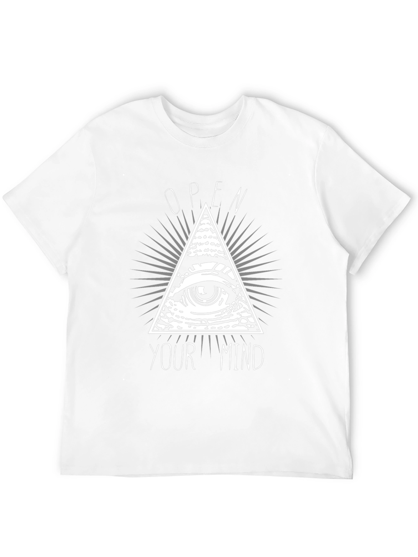 Open Your Mind Graphic Tee - Illuminati T-Shirt