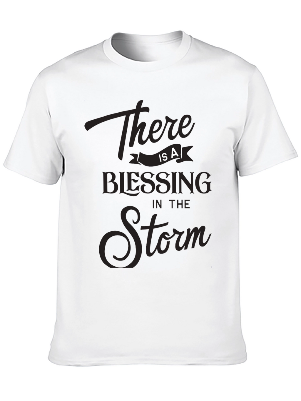 Blessing in the Storm Graphic Tee - Black