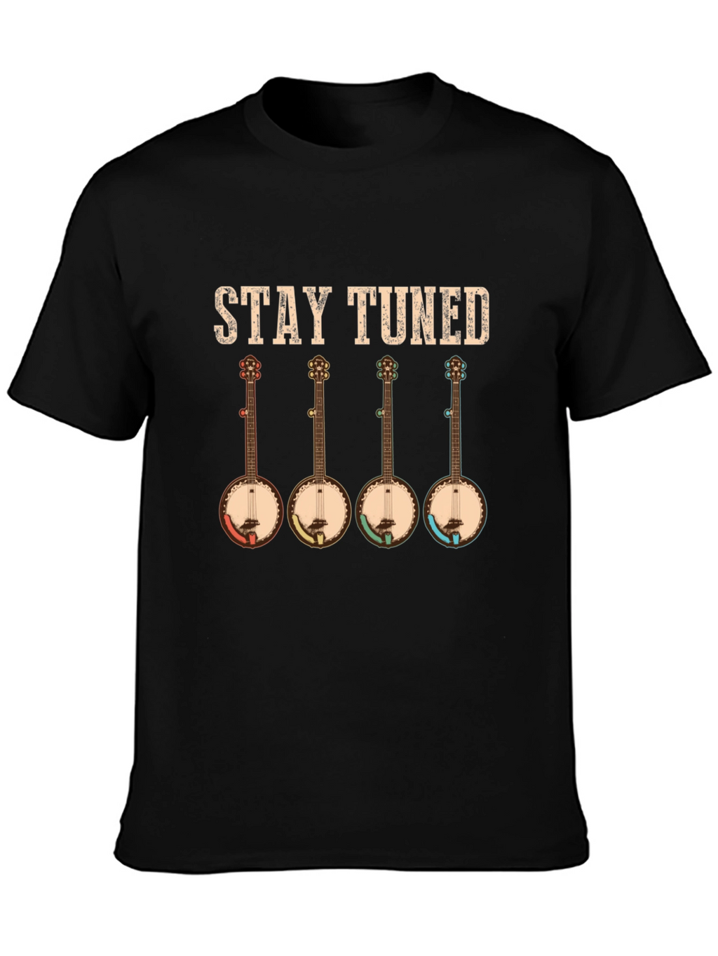 Stay Tuned Banjo Music T-Shirt