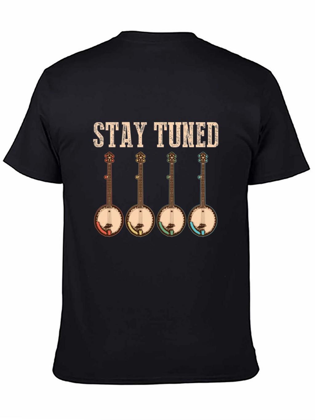 Stay Tuned Banjo Music T-Shirt