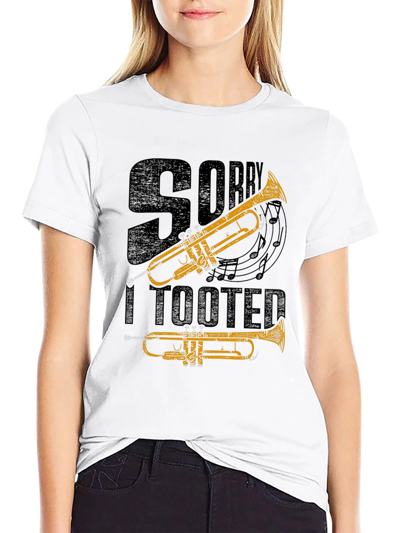 Sorry I Tooted Trumpet T-Shirt