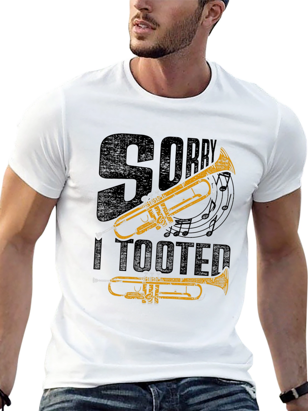 Sorry I Tooted Trumpet T-Shirt