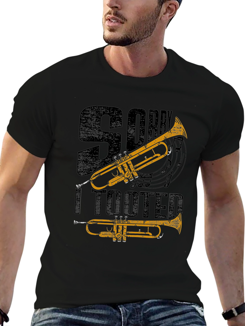 Sorry I Tooted Trumpet T-Shirt