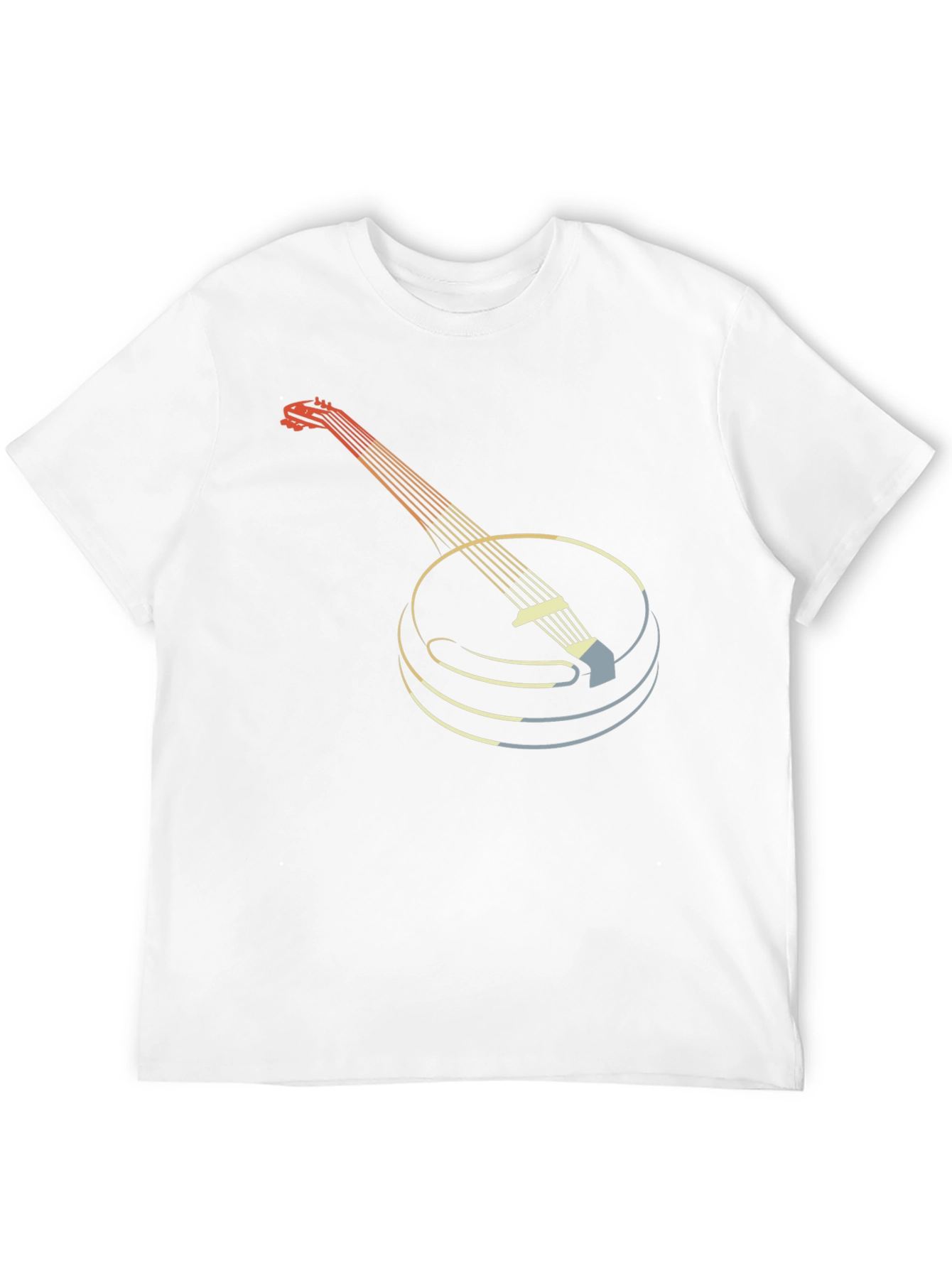 Retro Banjo Graphic Tee - Musical Instrument T-Shirt
