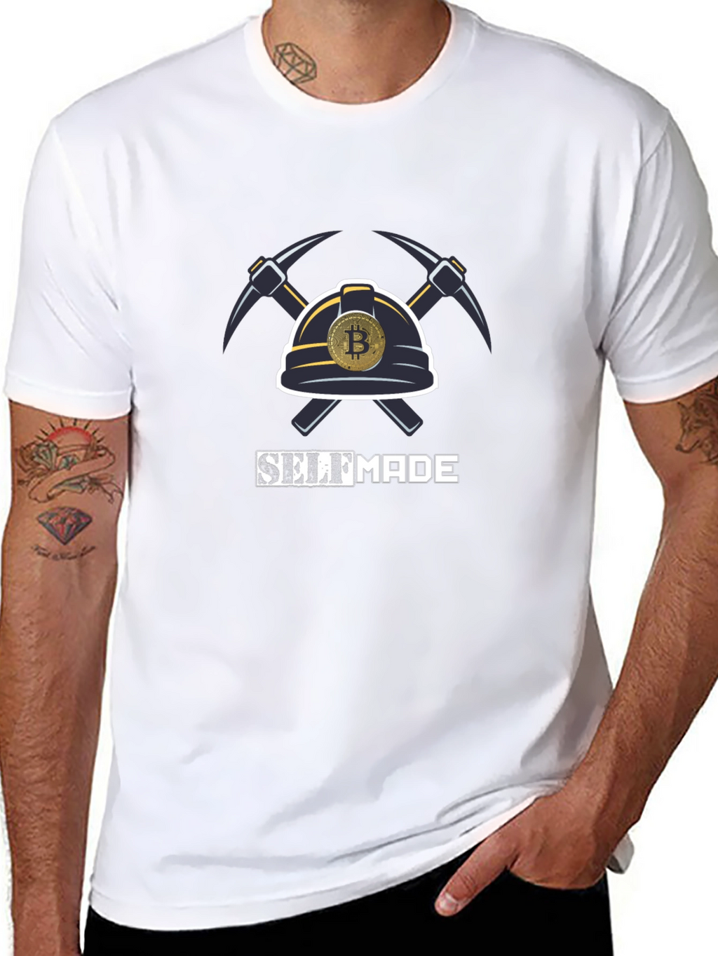Selfmade Bitcoin Miner T-Shirt